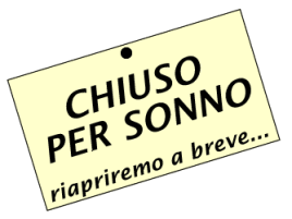 chiuso per sonno